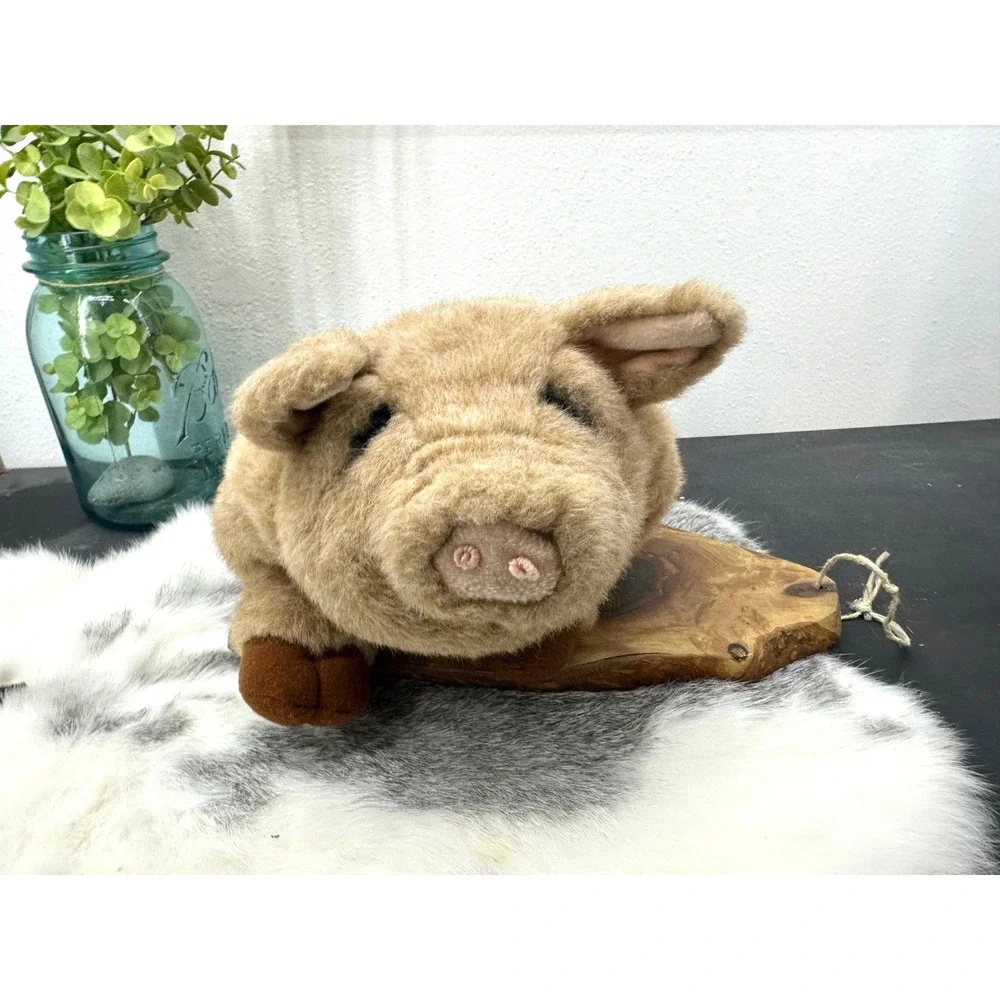 Lou Rankin Harlin Pig‎ Full Body puppet hand plush Applause hog toy 21637